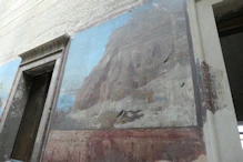 Pre WWII mural of Abu Simbel