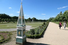 Garden path to river