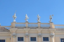 Statues on roof edge