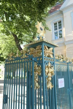 Gate post and fence