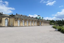 Sanssouci Palace from terrace