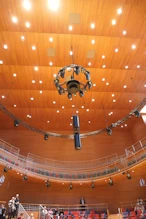 Ceiling of concert room at Pierre Boulez Saal