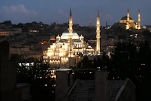 Mosques at dusk