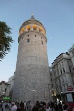 The Italian tower in the Galata