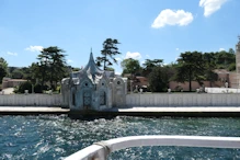 Pavilion of college on Asia shore