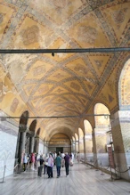 Long vaulted corridor