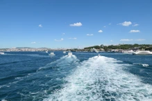 Boat traffic in the Golden Horn