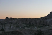 Cliffs with many caves