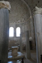 Altar with recycled columns