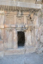 Rock cut tomb outside