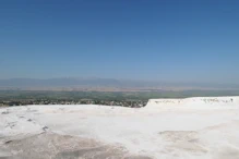 Pools and lime deposits