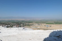 Pools and lime deposits