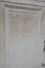 Greek inscription on pedicel