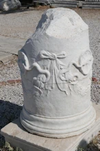 Column with medical symbols