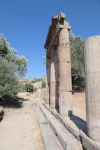 Columns near theatre