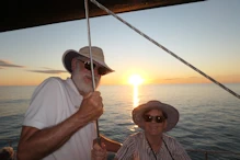 Nick and Robyn in the sunset
