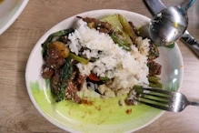 Nice thai meal