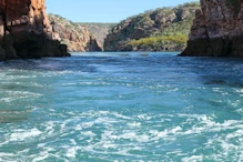 The out flow looking towards the narrow gap