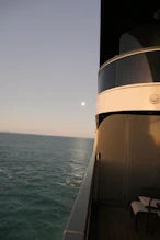 Setting moon