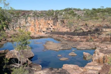 Above the falls