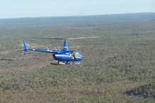 Helicopter flying with us