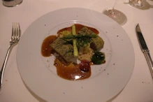 Crusted lamb loin