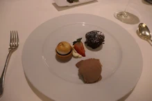 Trio of chocolate
