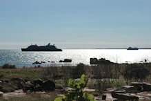 Our boat from the Island