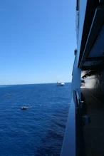Zodiac returning to ship