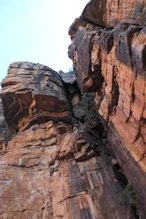 'guillotine' rock