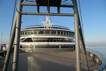The front deck of our ship