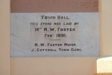 Town Hall plaque