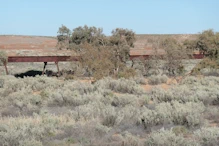 Bridge of the old Ghan rail line