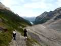 Lake Louise trail to plane of 6 Glaciers