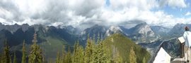 Sulphur Mountail Gondola views<br>Panorama